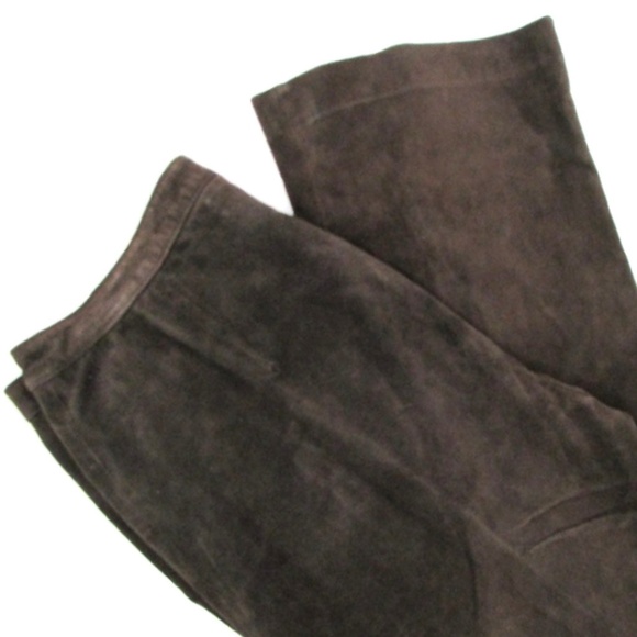 **NWT** Ann Taylor Suede/Leather Pant Size 12 - Picture 6 of 8